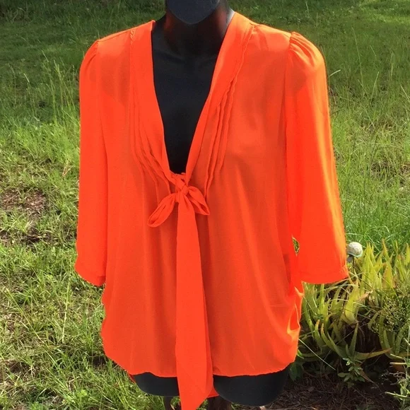 💃NWOT “ Fibraviva” Size XLG Just Way Too Colorful Top Wardrobe Must Have 💃 - Picture 4 of 10